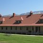 The Park was administered by the Army in the late 19th century. Their headquarters was Mammoth Hot Springs and this was the cavalry barracks.<br />					
