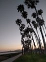 Walking the shoreline path in Santa Barbara was a great way to end the day.