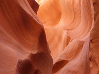 40sw  From inside beautiful Antelope Canyon.