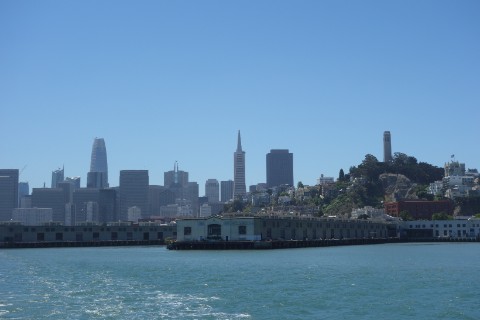 I am back on the bay, headed for Alcatraz