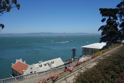 These days, Alcatraz offers great views . . .