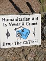 As the Border Patrol uses their overwhelming resources to block common routes through cities and the countryside, more migrants attempt crossings over the driest desert. Humanitarians leaving water and supplies for them are subject to arrest and jail time.