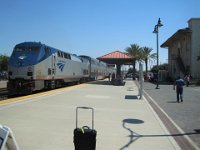 The trains and stations in California were clean and comfortable. We were met by a van from Vermillion Valley Resort for the three hour trip to the mountains.