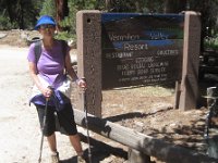 VVR is five miles off the John Muir Trail. We plan to loop out on the trail about 45 miles.